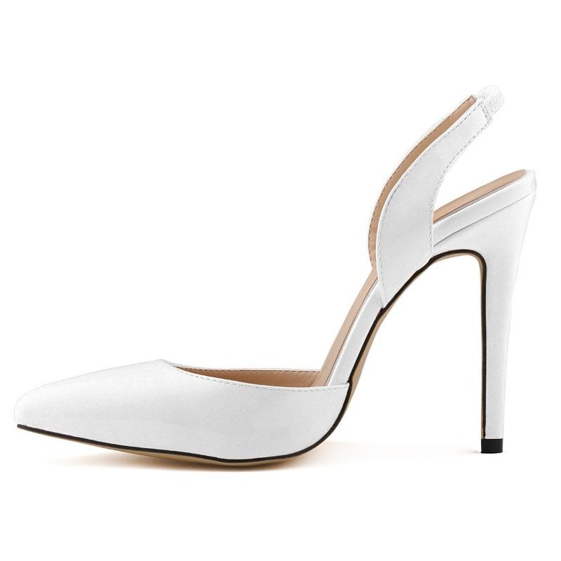 Dámské 11cm Sexy sandály na vysokém podpatku Lodičky se špičatou špičkou Boty z lakované kůže