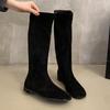Fashion Flats Women High Boots Fashion Knee High Shoes Designer New Dress Woman's Botas 2025 Autumn Goth Chelsea Boots Mujer Zapatos