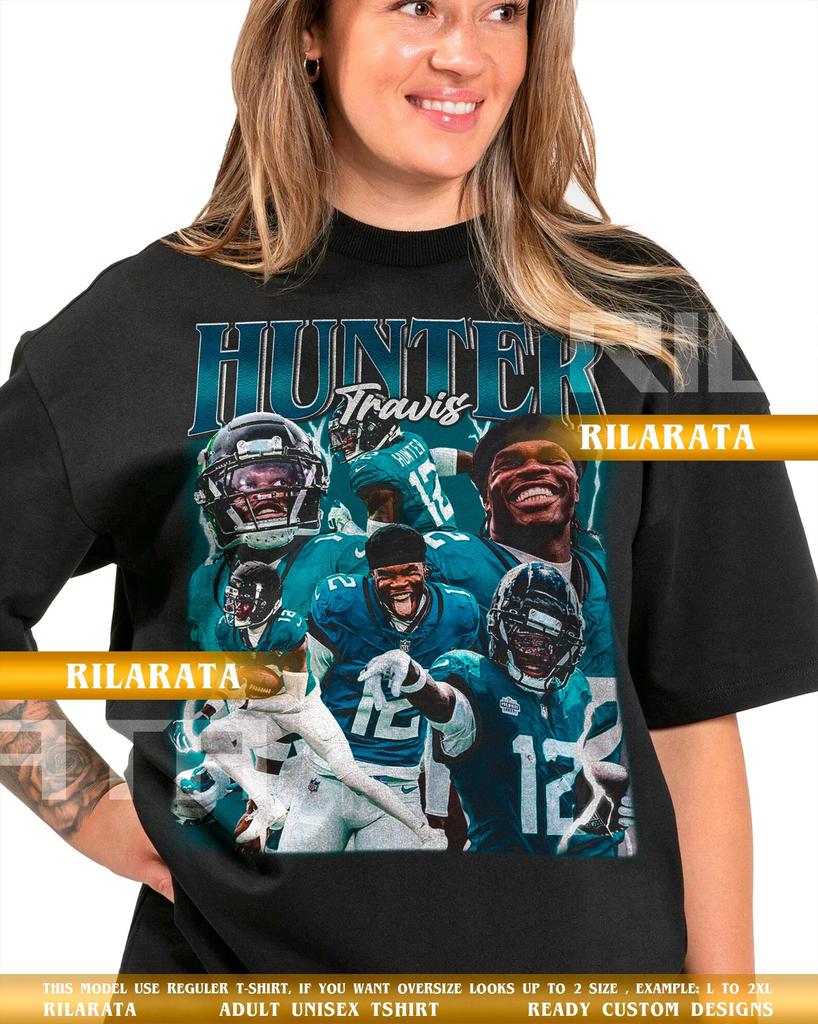 Travis Hunter Vintage T-Shirt Gift for Women and Man Shirt Unisex Tee Sport SweaT-Shirt