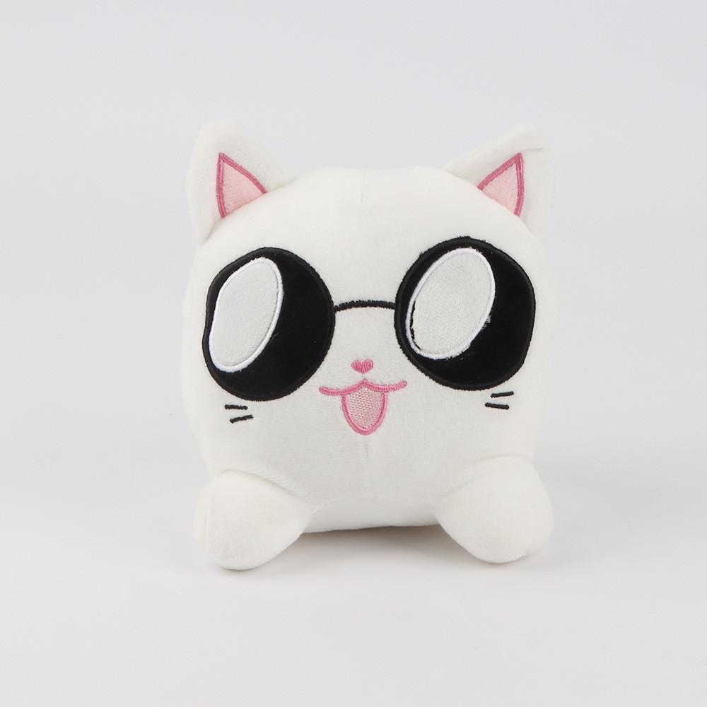 Kaisen Black Jujutsu White Cat Plush Toy Anime Stuffed Doll Decoration Gift