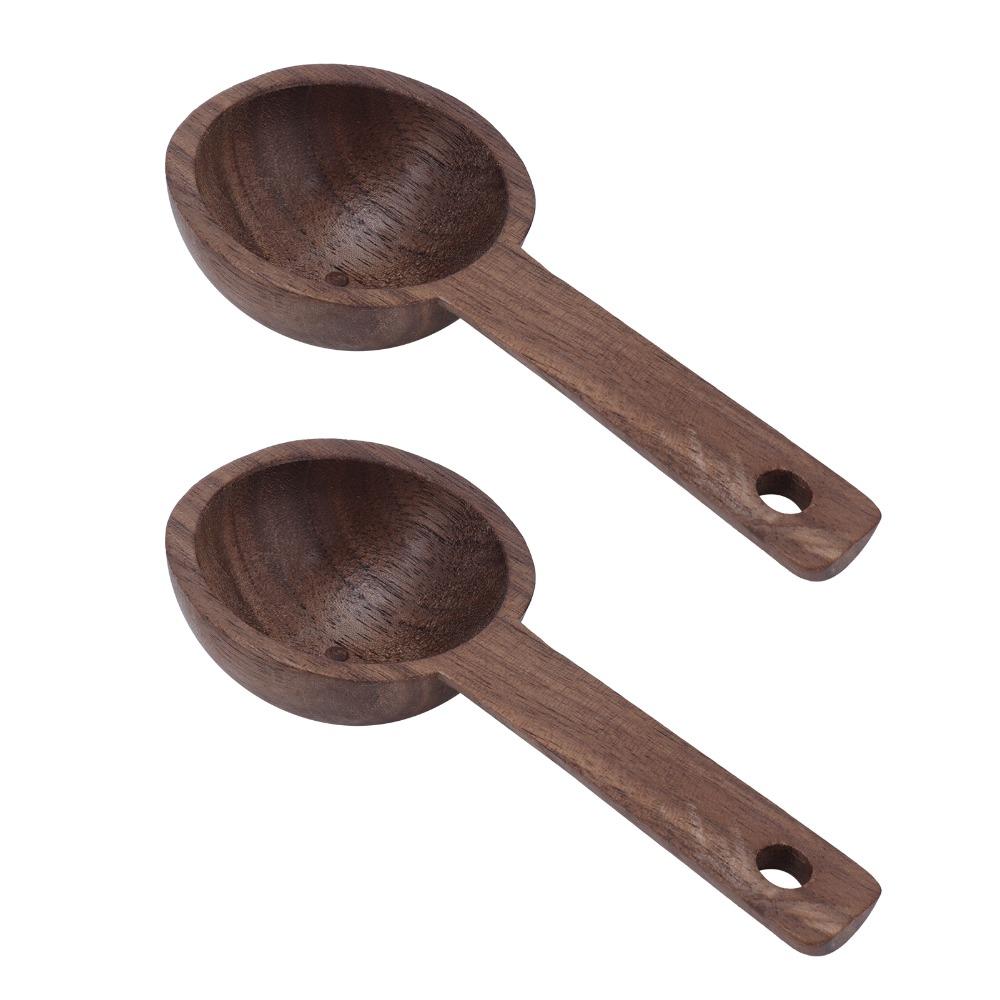 Wooden Measuring Spoon Elegant Walnut Teaspoon Coffee Accessories Wooden Spoon  Coffee Brewing