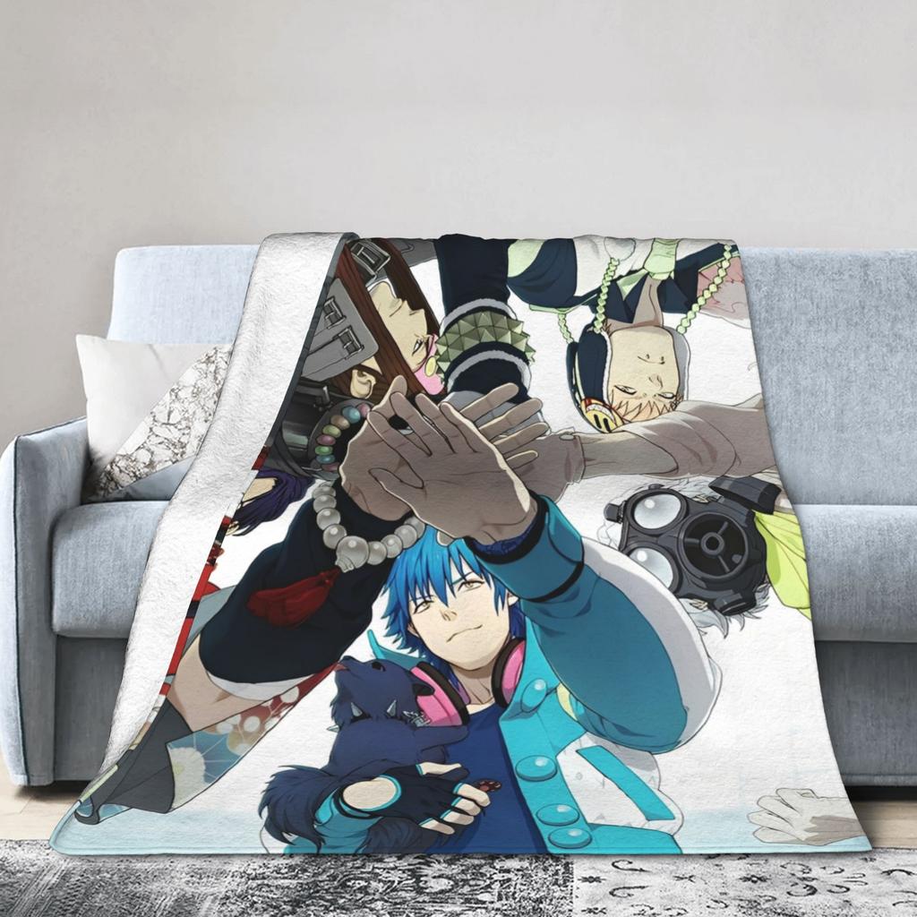 Dramatical Murder Anime Throw Blanket for Couch Soft Cozy Plush Blanket 50x60 Inch Multi-size Bedspread for All Seasons