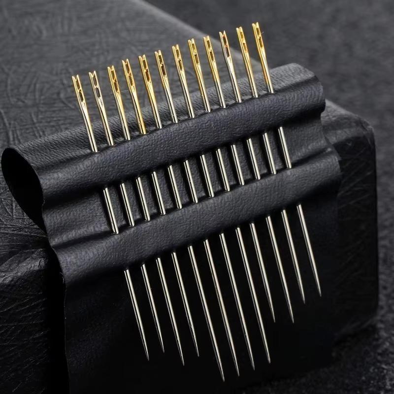 Home Sewing DIY Bead Jewelry Threading for The Elderly Blind Needles Hand Sewing Needle Free Home Sewing Needle Thread Box Set