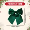 25cm Christmas Bow Tree Bowknot Xmas Decoration Velvet Ornament for Indoor Front Door