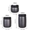 Stainless Steel Coffee Beans Vacuum Sealed Jug 400 800 1200ml Keep Fresh Coffee Vacuum Canister Large Capacity Sealed Tank