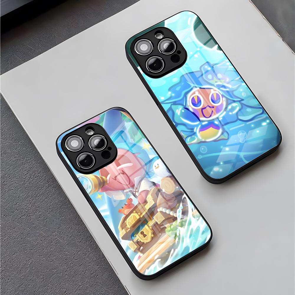 Korean Game C-Cookie Run Kingdom Phone Case For IPhone 17 16 Pro Max 15 Plus 14 Pro 12 11 13 Mini X XR XS Max SE Glass Cover
