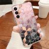 Geometry Marble Case For Samsung S26 Ultra S25 FE S24 S23 S22 Plus S21 A15 A25 A35 A55 A16 A26 A36 A56 A17 A37 A57 5G Clear TPU Soft Cover