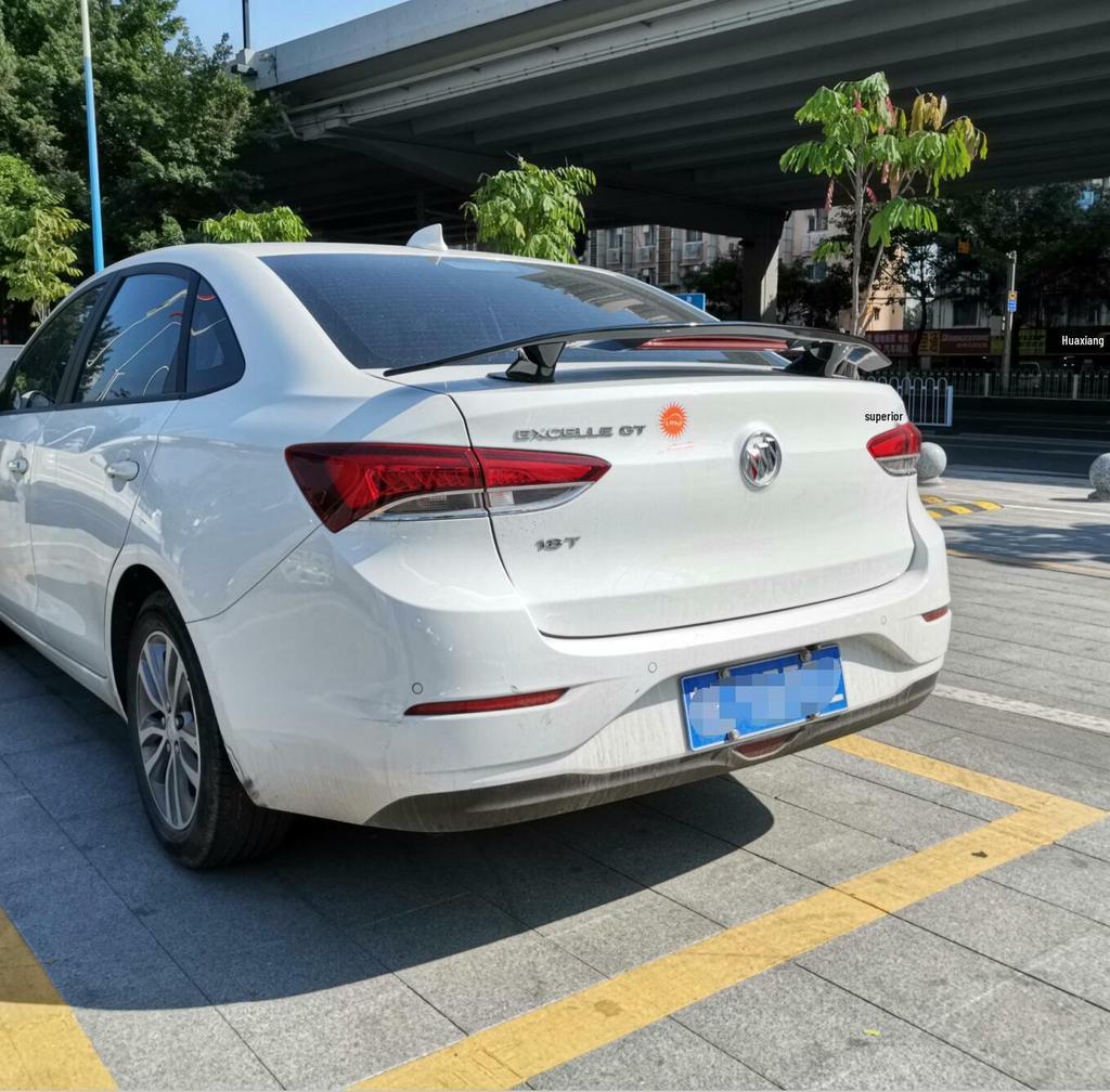 Universal No-Drill Rear Spoiler for 2019-2024 Toyota Levin Corolla: Wing & Roof Body Kit.