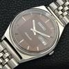 GENUINE VINTAGE SEIKO AUTOMATIC 6309A JAPAN MENS BROWN DIAL WATCH a702321-5 R124-a702321