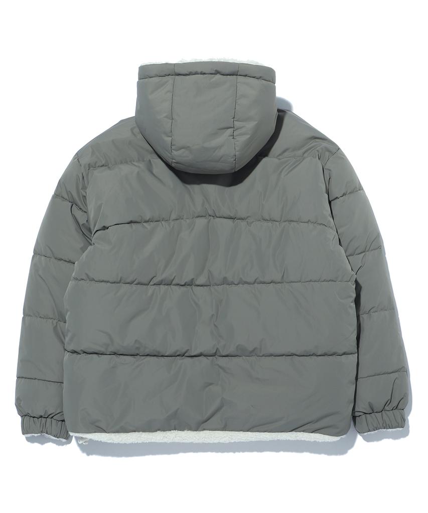 RAYFIKERS Wool Boa Reversible Dual Padded Jumper Mp4Ju808_Khaki