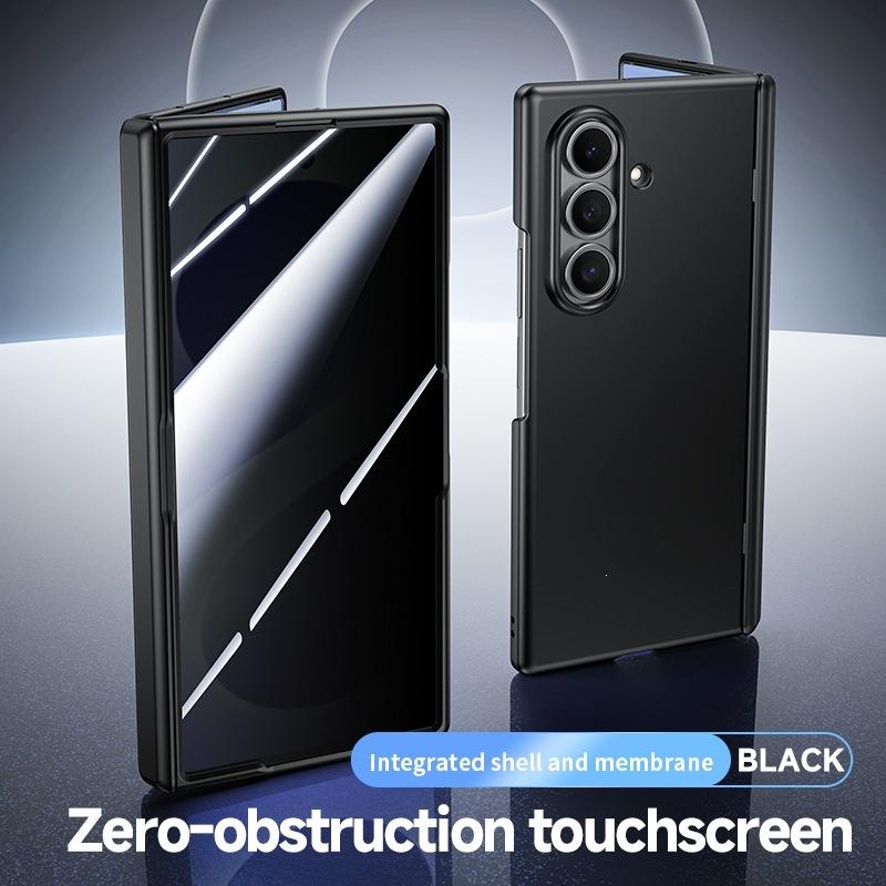 Applicable to Samsung ZFold8Ultra folding mobile phone case fold7 matte skin feeling all-inclusive case film integrated protective case