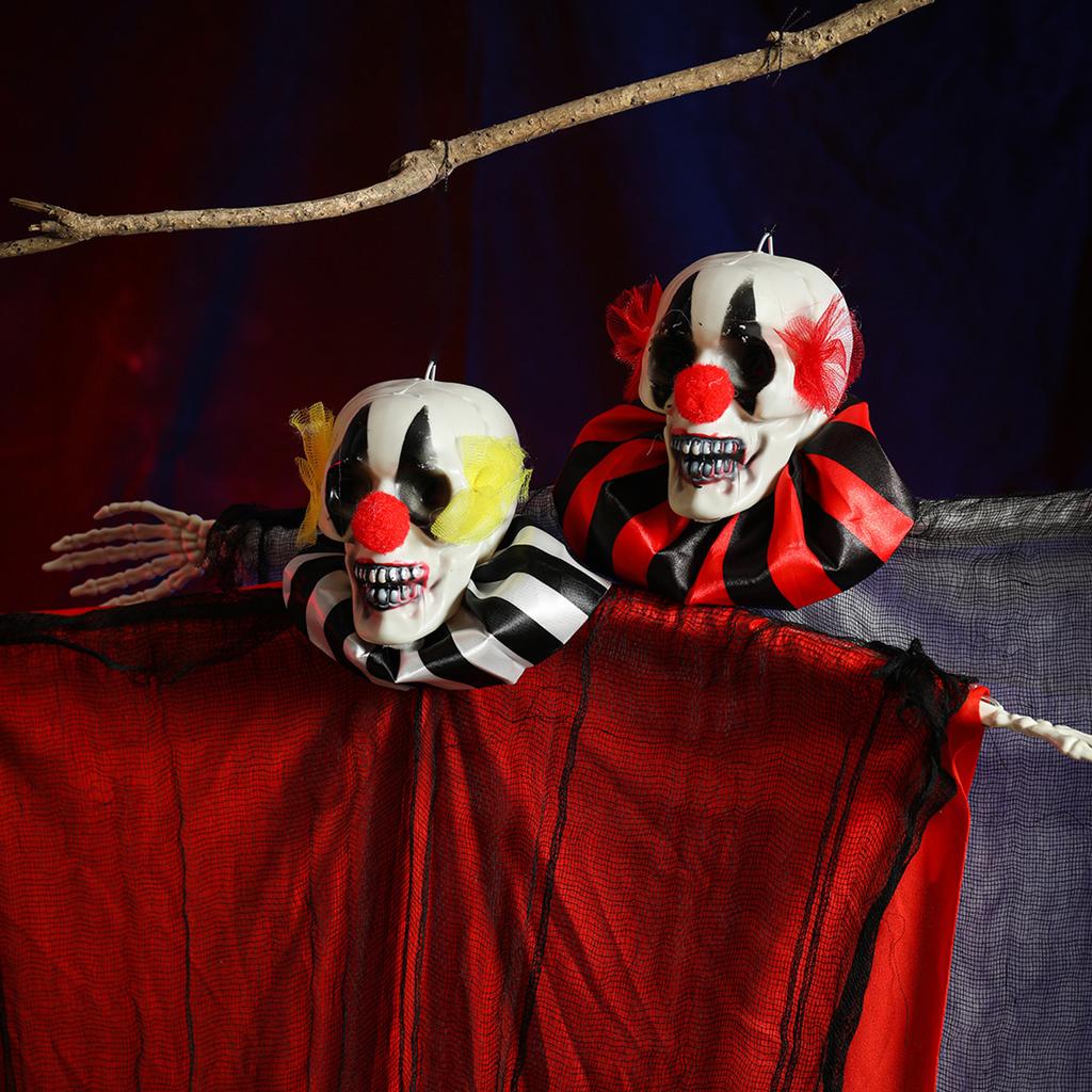 Halloween Hanging Skeleton Props Creepy Scary Haunted House Prop for Outdoor Porch Patio Tree