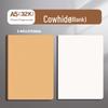 Exquisite Retro Cowhide Softcover Notebook for Students