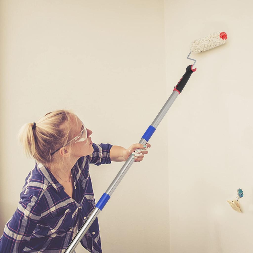 120cm Long Paint Stainless Steel Rod Mural Paint Roller for Walls and Ceilings Roller, Roller, Multi-Purpose