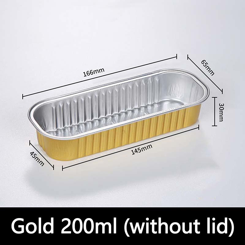 10Pcs Mini Loaf Pans With/Without Lids Rectangle Aluminum Foil Baking Pans Reusable Mini Bread Containers Muffin Tins