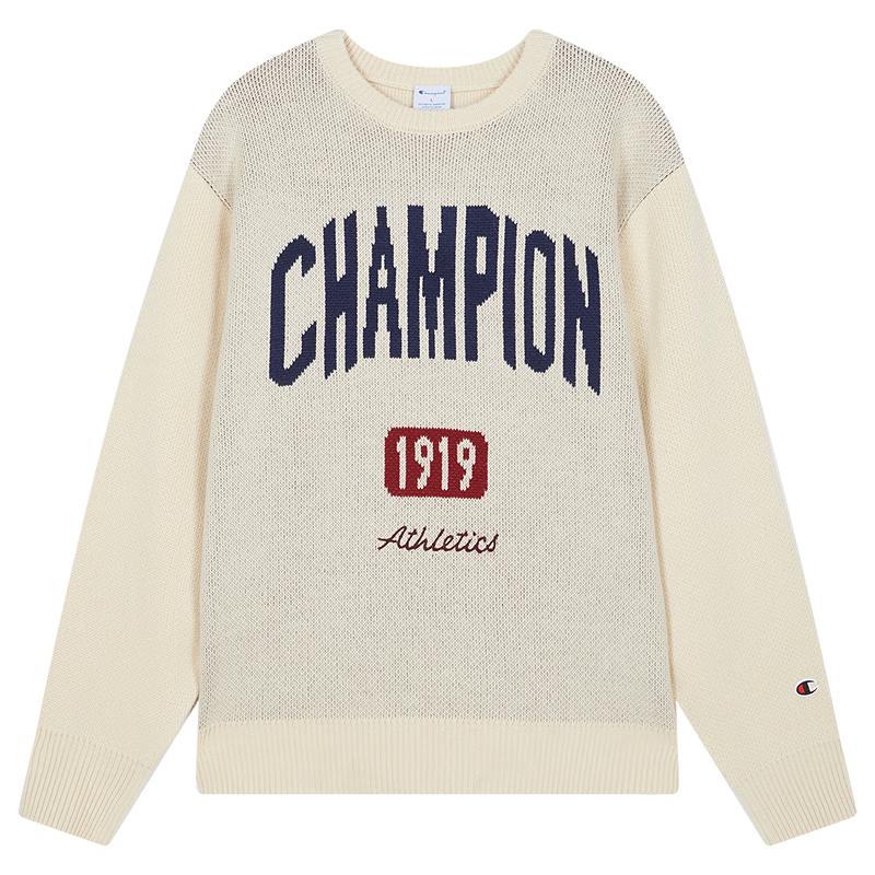 Champion Unisex Retro Color-Block Pullover Sweater L
