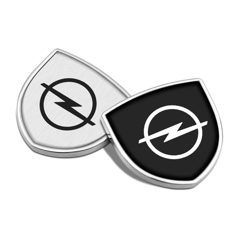 1Pcs 3D Metal Auto Door Shield Emblem Car Body Badge Sticker Styling For Opel Astra H G Corsa Insignia Astra Antara Meriva Zafira Interior