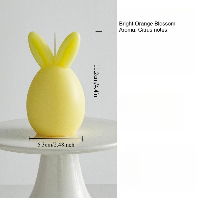 Easter Eggs Aromatherapy Candles Creative Holiday Decorations Gifts Rabbit Shaped Candles Home Decorations Candle Supplies
