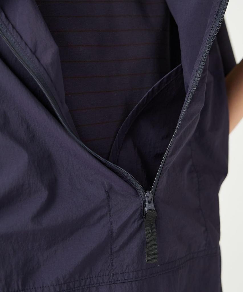 Snow Peak Nylon Tussah Utility Storage Vest and Size M JK-25AU009, Men's Women's, Navy,