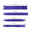 Car Interior Panel Pry Bar Set: 5-Piece Clip Remover & Screwdriver Tools - Blue