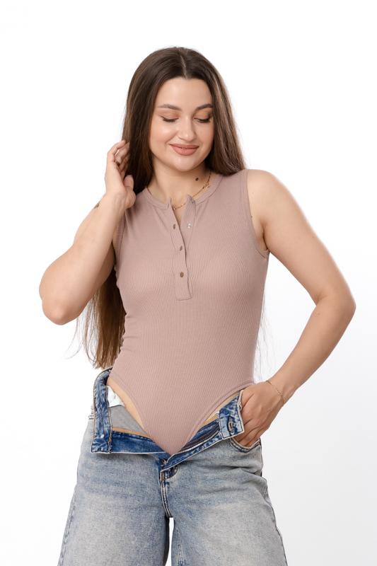 Women's Knit Bodysuit - Fitted Cut Any Season 8459-092 HC
