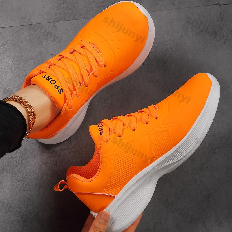 Large Size Women's Sneakers Spring Autumn Fashion Soft Sole Lightweight Sports Running Shoes Comfortable Cross Tied Casual Shoes