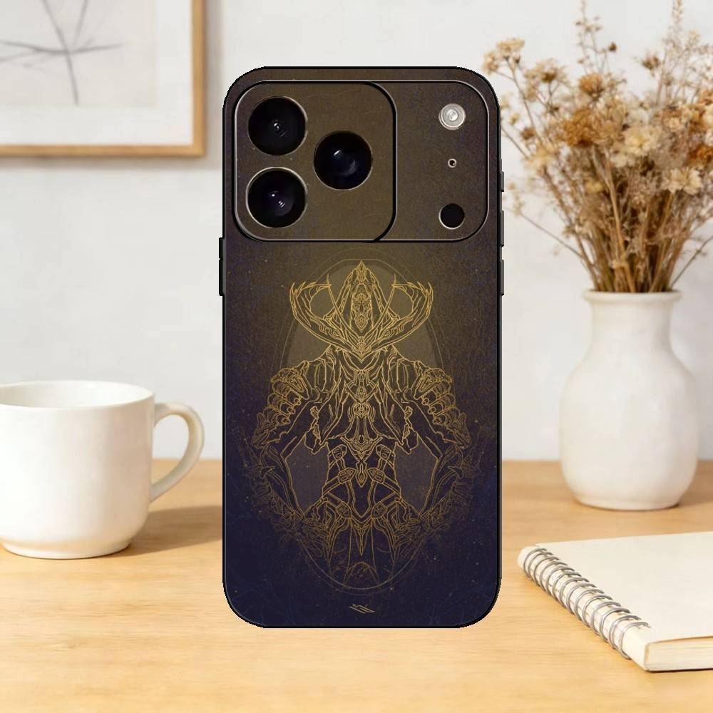 Video Game W-Warframe Phone Case Silicone black Soft For IPhone 17,16,15,14,13,12,11,SE,Plus Pro Max