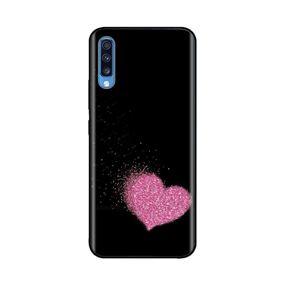 Shockproof Cover For Samsung Galaxy A70 Case Soft Silicon TPU Print Cover For Samsung A70 Case A 70 A705F Funda Shell Back Cases