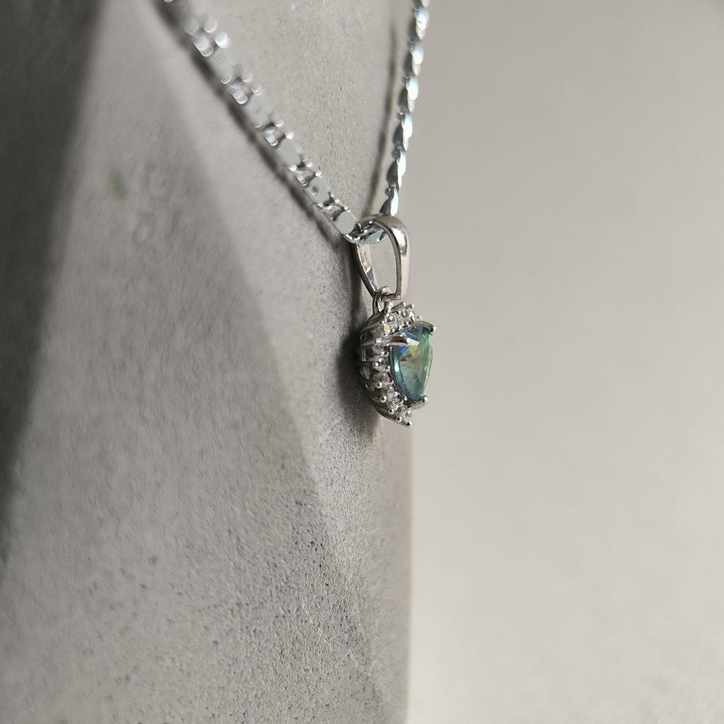 Серебряная подвеска с мистик топазом 0.801ct (2191193)