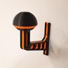 V1 Motorcycle Helmet Hook Holder Black and Orange
