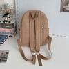 Mini-Rucksack Damen Cord Rucksack Schüler Schultasche