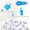 1000Pcs Transparent Suction Cups, Plastic Suction Cups, Pads Without Hooks For Outdoor, Kitchen,Bathroom,Window 20Mm