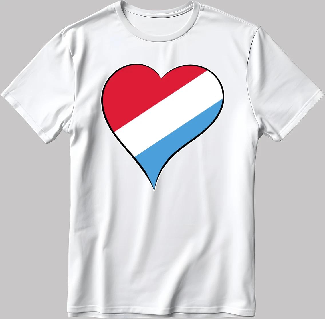 Luxembourg Eurovision Song Contest Malmö 2024 White-Black Men/Women T Shirt Q023 XXXL