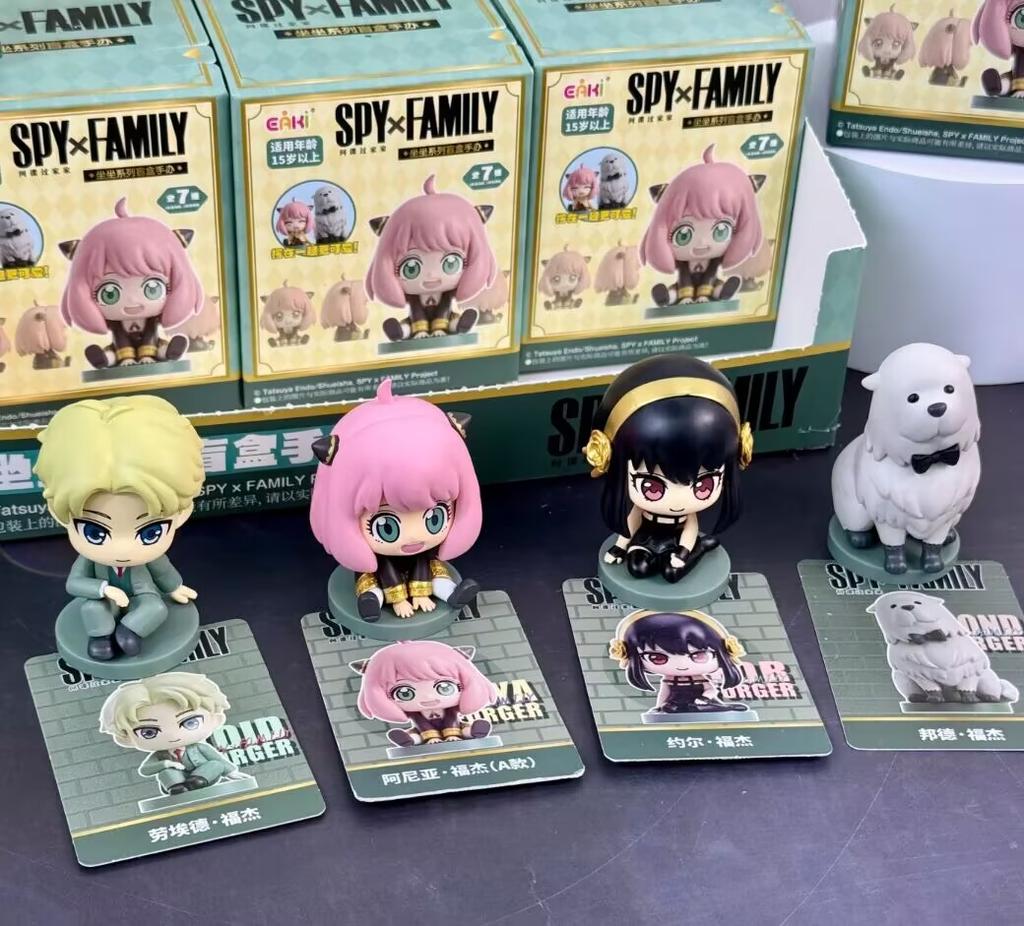 SPY×FAMILY Original Blind Box Anime Character Model Figure Playthings Collection Decoration Anya Loid Yor Bond Children's Gifts