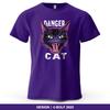 Angry Cat Street Printed Men's T-Shirt 100% Cotton Oversized Bold Graphic Tees for Women Tops T