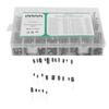 500Pcs Electrolytic Capacitor Kit 24 Value Assortment Box 0.1uF?1000uF 10V 16V 25V 50V