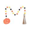Pumpkin Black Cat Halloween Wooden Bead Garland Halloween Bead String  Bracelet Making Accessory