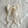 Bows Lace Big Bows Hairclip Women Elegant Spring Clip Spring Summer Hair Accessories Women Barrettes Embroidery Hair