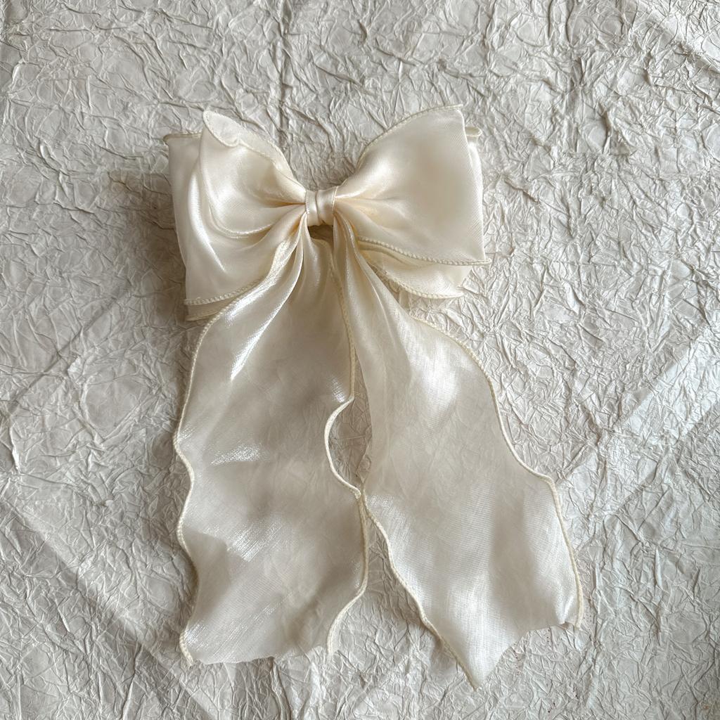 Bows Lace Big Bows Hairclip Women Elegant Spring Clip Spring Summer Hair Accessories Women Barrettes Embroidery Hair