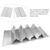 Folding Stove Windscreen 10 Plates Aluminum Camping Cooker Stove Wind  with Storage Bag