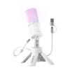 COMICA EJoy Uni S Condensador USB IA RGB Ruído Ideal para Jogo Trabalhar de e Narração Compatível com Microfone, Cancelamento de Ruído, Iluminação,