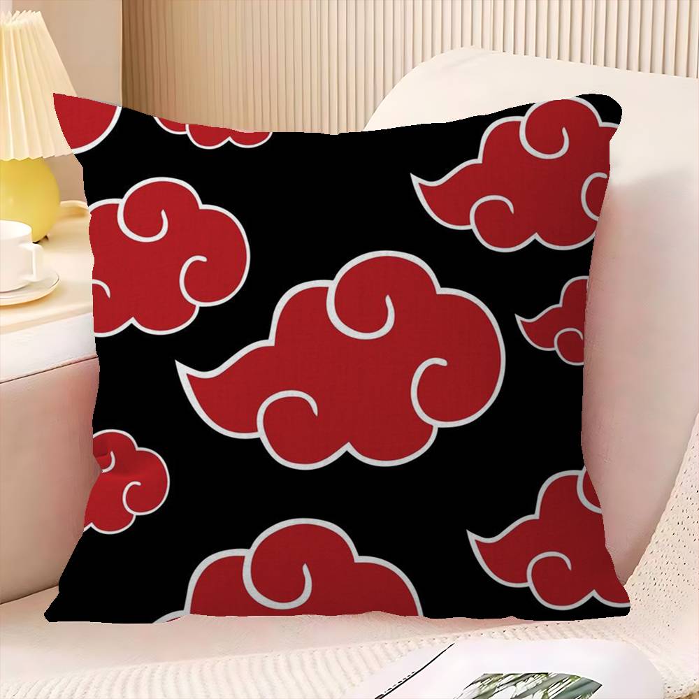 Японский Аниме Красное Облако Наволочки Мультяшные Декоративные Для Дивана Дома Двусторонние Короткий Плюш Милые Наволочки 30cmx30cm