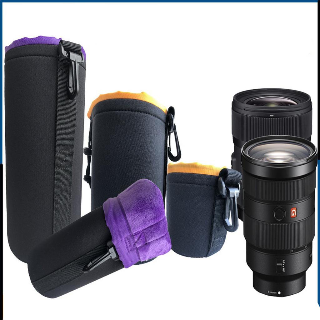Camera Lens Pouch Bag Neoprene Soft Video Camera Lens Pouch Bag Case ForCanon ForSony for Most Digital SLR Camera