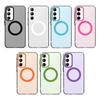 Magsafe Matte Phone Case For Samsung Galaxy A55 A35 A25 A15 5G Protective Case Magnetic Wireless Charging Shockproof Back Cover