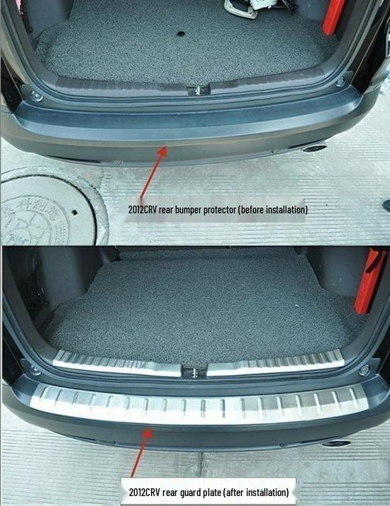 

Outai Защитная накладка заднего бампера для Honda CR-V 2012-2016 годов, багажник ABS + Plated Trunk Trim 1-Piece Set