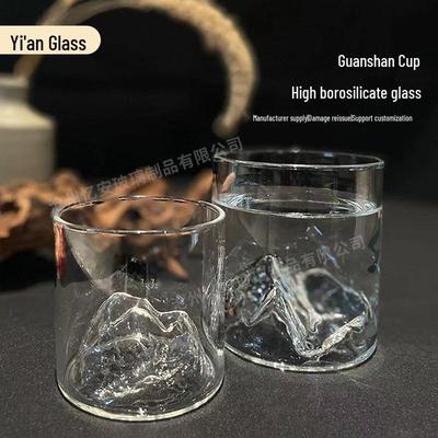 Mount Fuji Rotwein- & Whiskeyglas - Hochborosilikatglas Guanshan