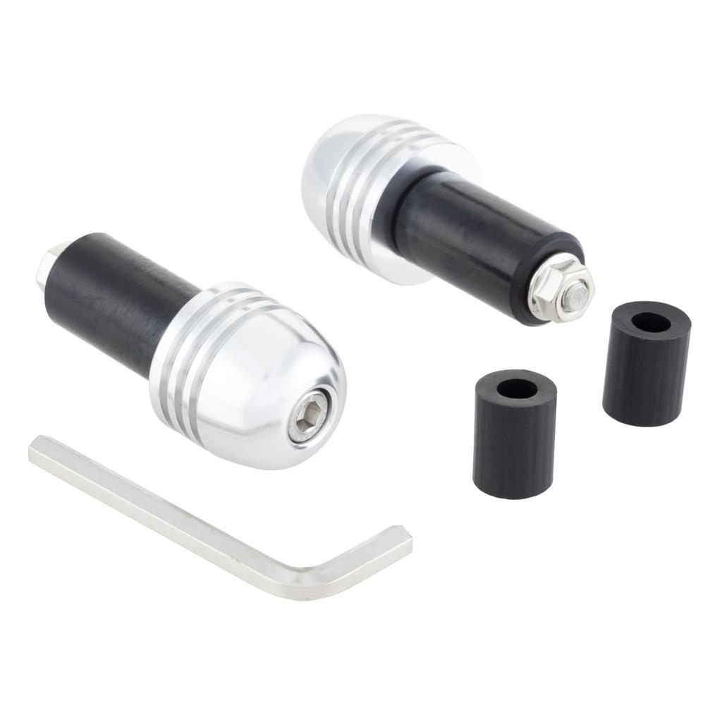 Kijima 204-1343 Motorcycle Parts Bar End Cap Big Head D22.6 L26 Universal Silver