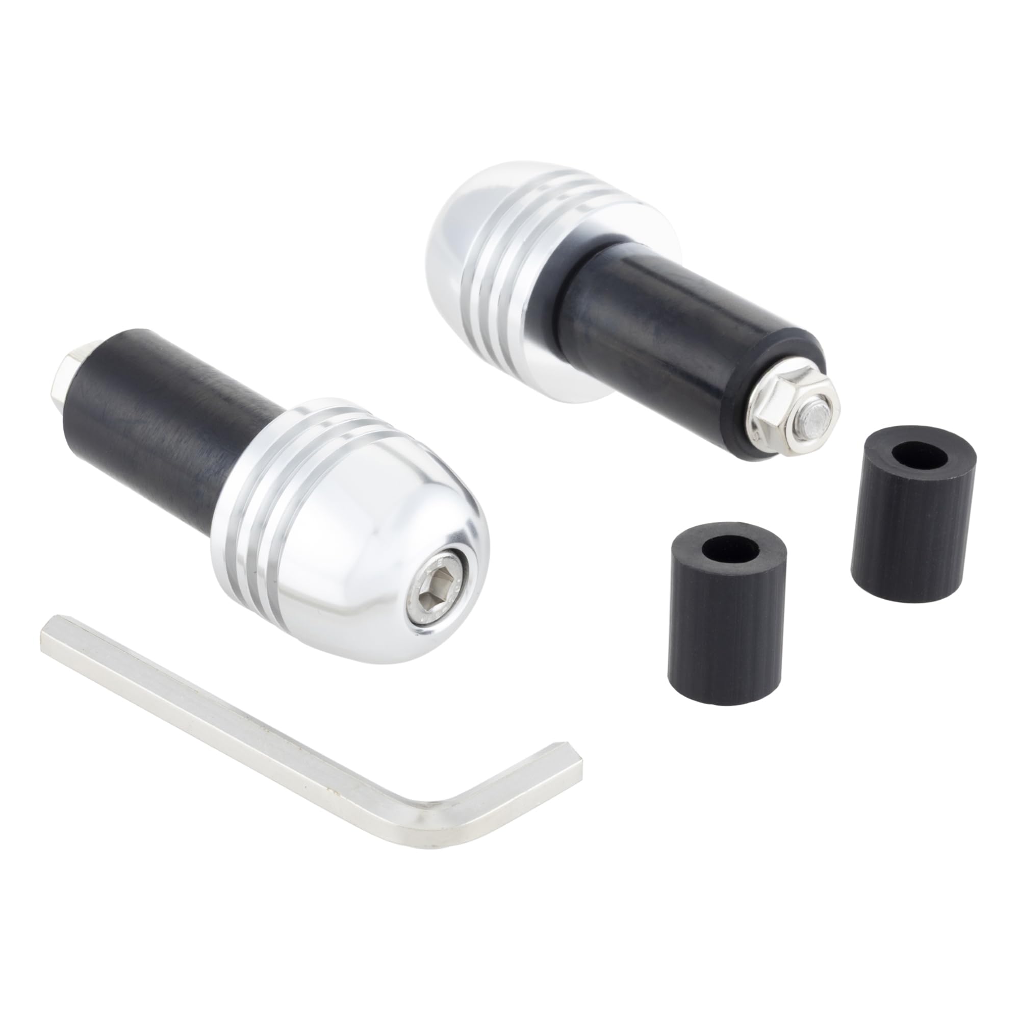 

Kijima Motorcycle Parts Bar End Cap Big Head L26 Universal Silver D22.6 204-1343