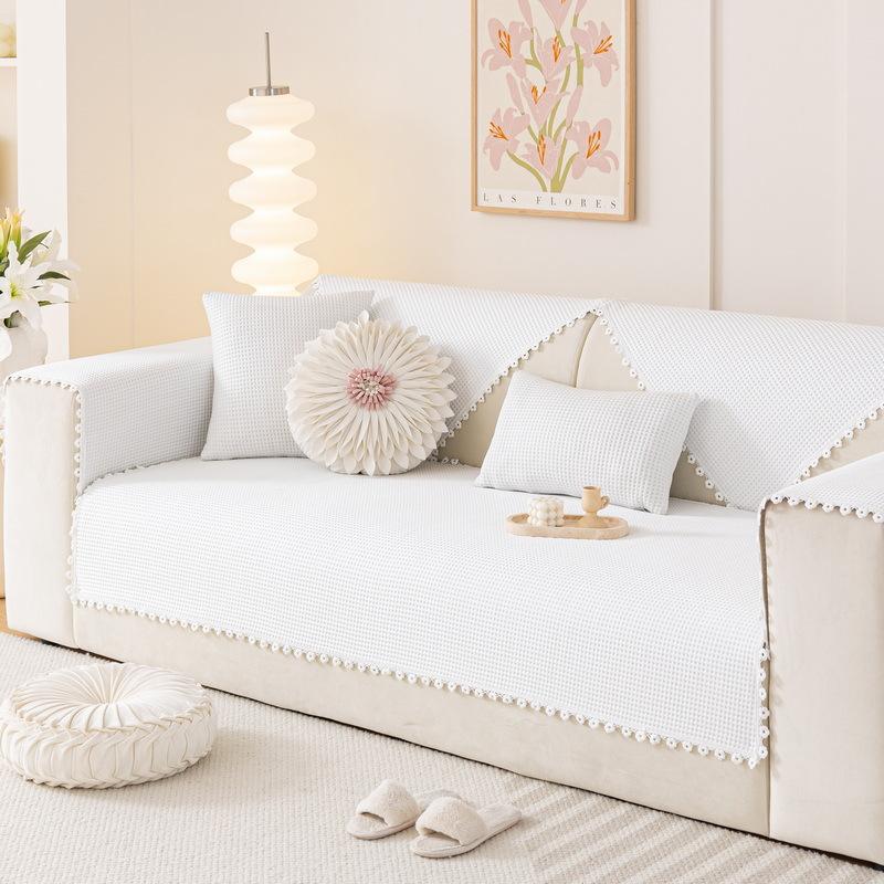 

Sofa Cushion Summer Seat Cushion for Summer Non-Slip All-Inclusive Sofa Cover Summer Style Cold Feeling Cover Towel 70*70cm