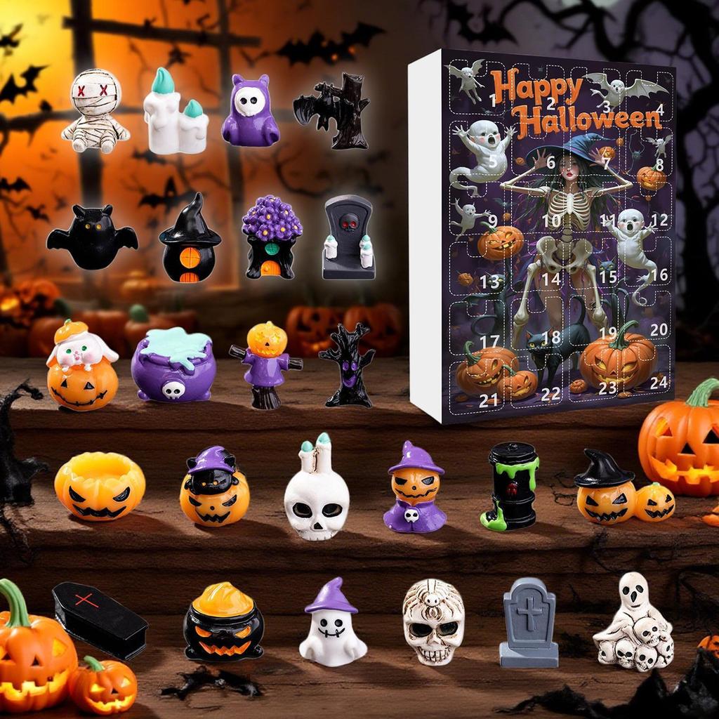 24 Day Countdown Halloween Horror Advent Calendar Nightmares Before Advent Calendar Doll Children's Collected Character Gifts